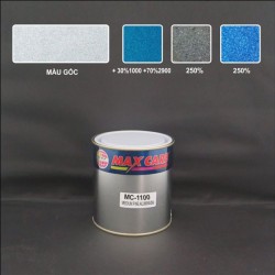 Acrylic Basecoat Maxcare. Medium Fine Aluminium MC-1100