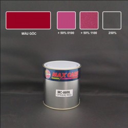 Acrylic Basecoat Maxcare. Opaque Red MC-8600