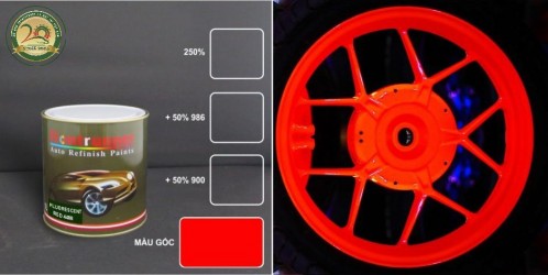 Màu Neon đỏ cầu lửa MX-4488