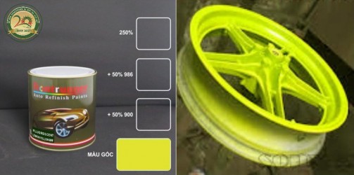 Màu Neon vàng chanh chói MX-6888