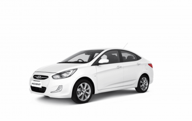 Hyundai Accent 2015-5 door - WHITE CRYSTA PGU