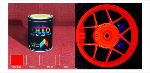Màu Neon đỏ cầu lửa OTTO-4488