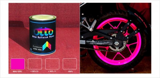 Màu Neon hồng nóng OTTO-4888