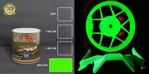 Màu Neon xanh lá MX-3888