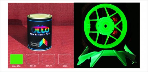 Màu Neon xanh lá OTTO-3888
